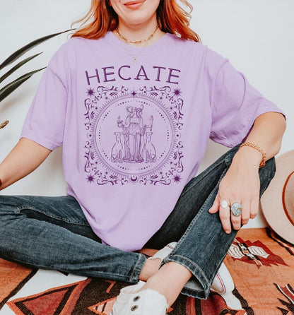 Hecate Statue Light Academia Shirt ,Goddess Hekate Greek Goddess Greek Icons Greek Mythology Witchy Stuff Hekate Greek Mythology Gift