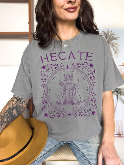 Hecate Statue Light Academia Shirt ,Goddess Hekate Greek Goddess Greek Icons Greek Mythology Witchy Stuff Hekate Greek Mythology Gift
