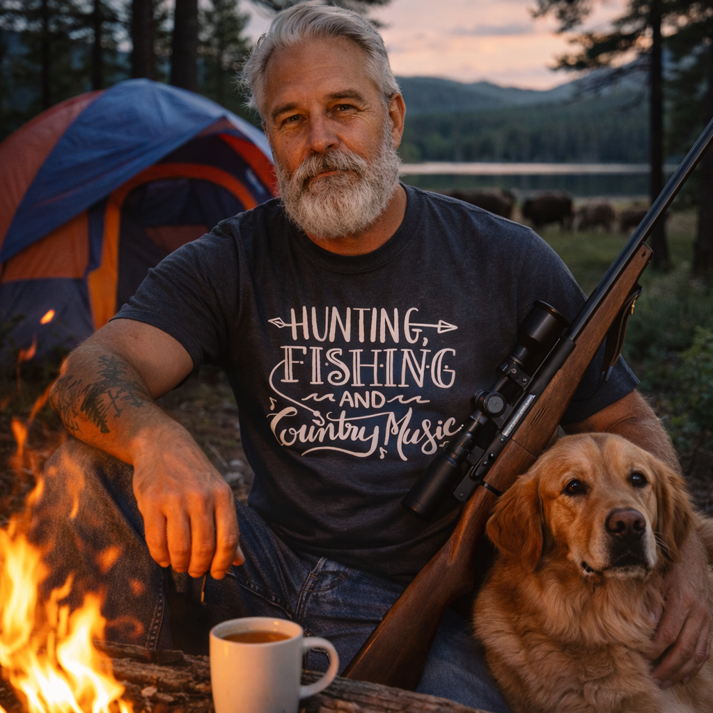 Hunting,Fishing,Country Music Tshirt