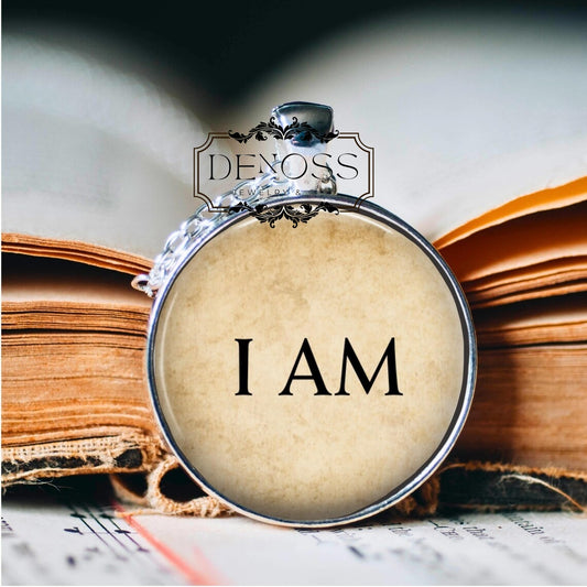 I Am Necklace,Word Jewellery