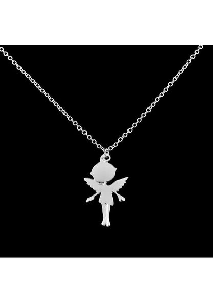 Angle Girl Silver Necklace