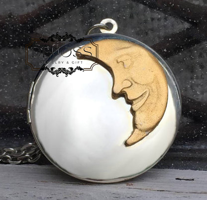 I love you to the moon Necklace,Christmas Gift for Mothers,Women,Girl,Mom