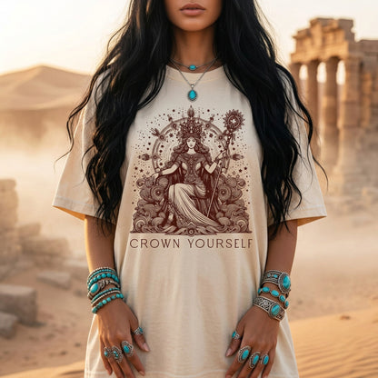 Inanna Goddess Inanna Shirt ,Goddess Clothing Divine Feminine Goddess Of Fertility Goddess Of Love Ankh Ishtar Light Academia Shirt Mythology