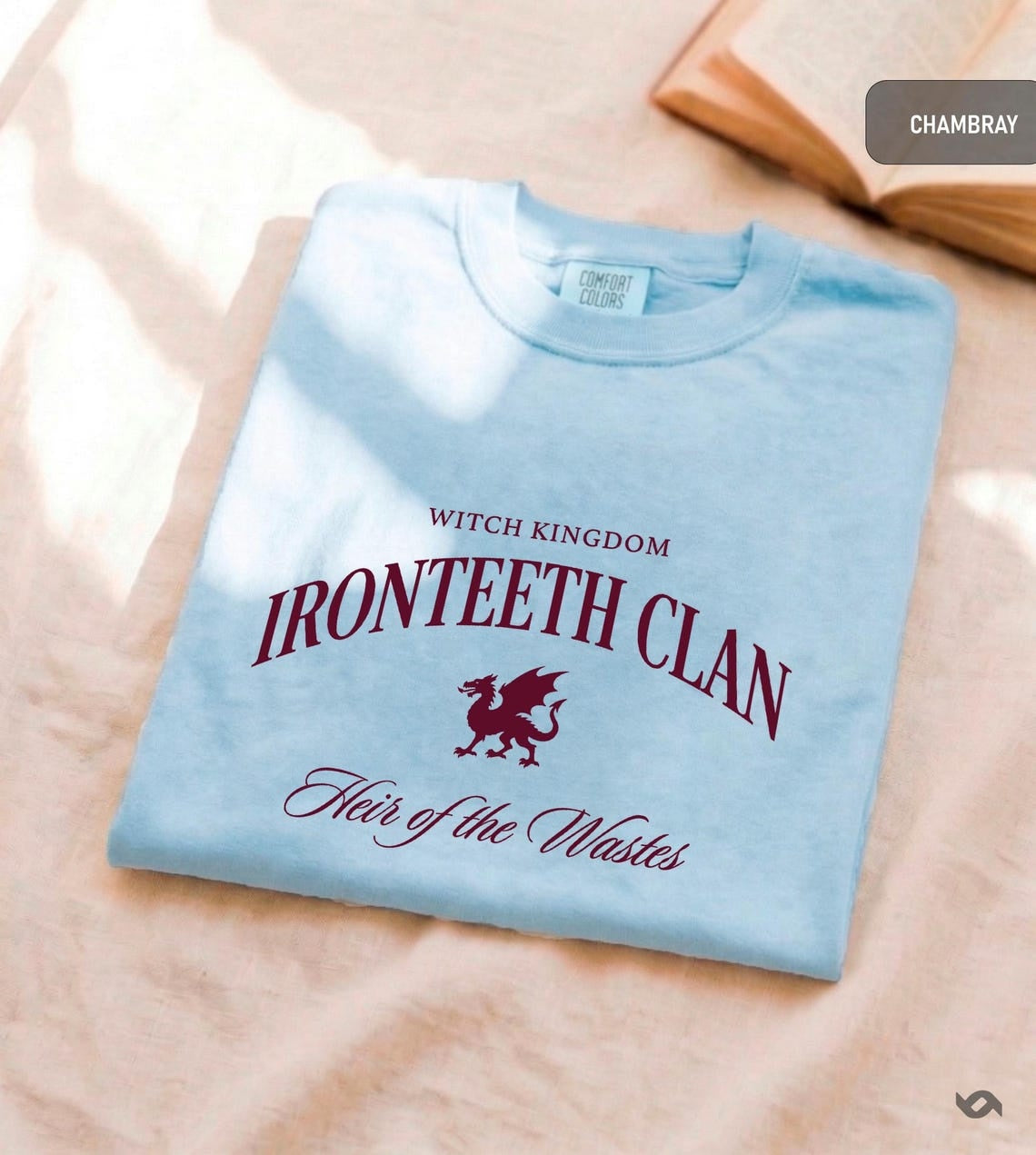 Ironteeth Clan Shirt, Witch Kingdom Tee, Throne of Glass Inspired Shirt, Gift for Reader