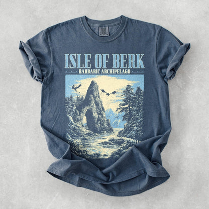 Isle of Berk Shirt - Movie Comfort Colors T-Shirt, Dragonrider Shirt, Dragon Rider Tee, Flying Dragons Movie Lover Shirt, Dragon Lovers Gift