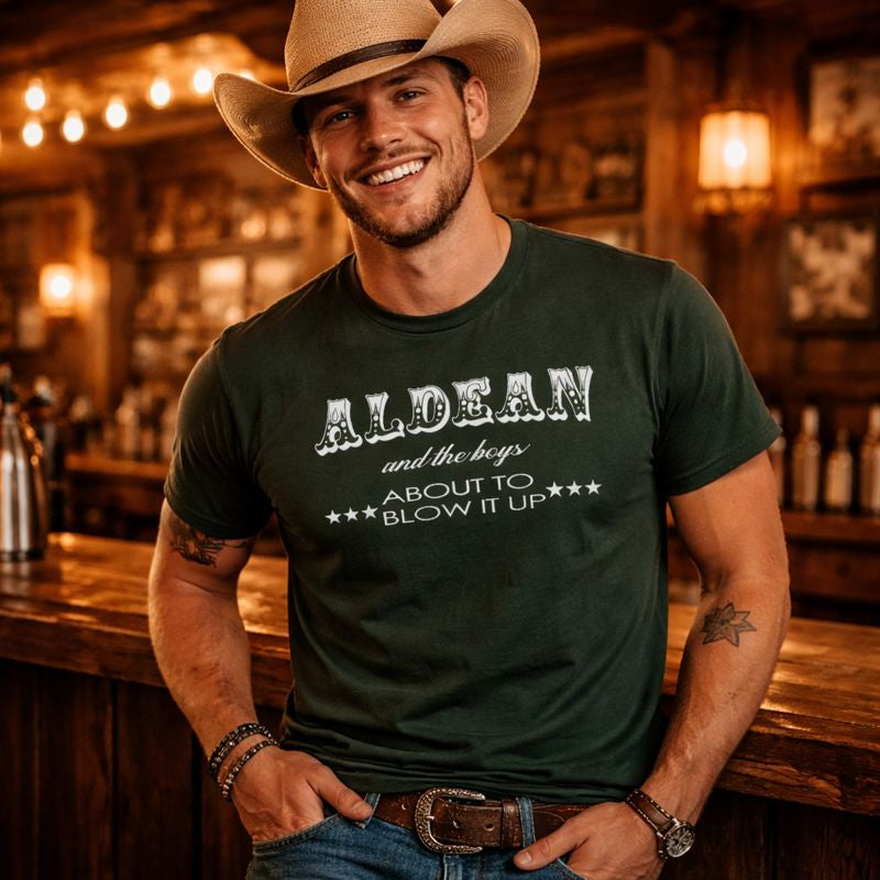 Jason Aldean,Lights Come On,Aldean and the boys about to blow it up Tshirt
