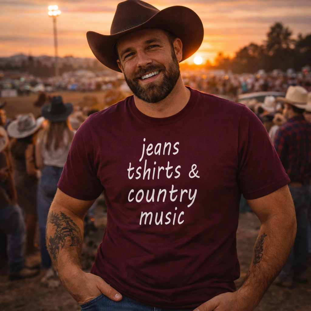 Jeans T shirts And Country Music T Shirt,Country Music Shirt,Country Girl Tshirt 