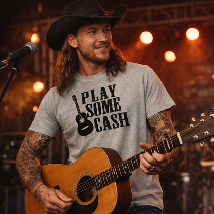 Johnny Cash Tshirt,Play Some Cash,Country Music Tshirt