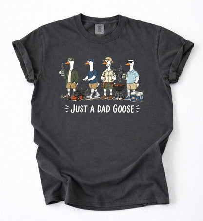 Just A Dad Goose Funny Dad Husband Humor Father's Day T-Shirt