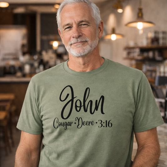 Keith Urban,John Cougar,John Deere,John 316,Faith tee,Motivational Tshirt