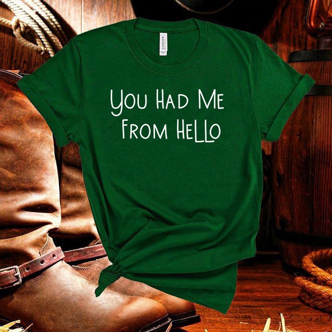 Kenny Chesney,You Had Me From Hello Tshirt