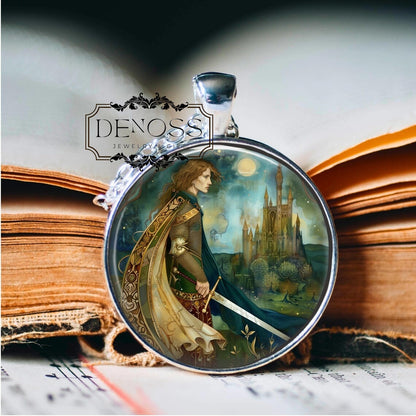 King Arthur Pendant Necklace,Legend of Camelot Jewellery