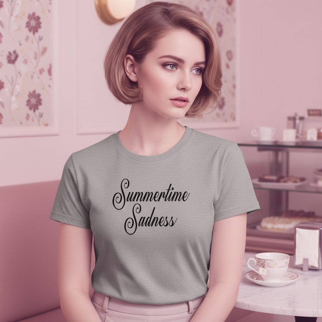 Lana Del Rey lyrics T Shirt ,Summertime Sadness Tshirt