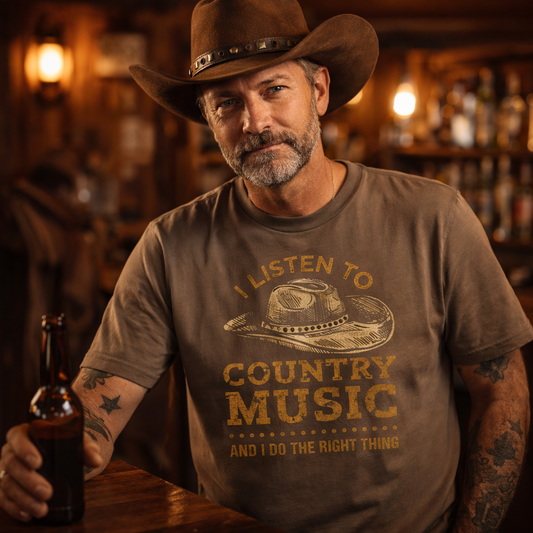 Listen to country music Country Music Tshirt