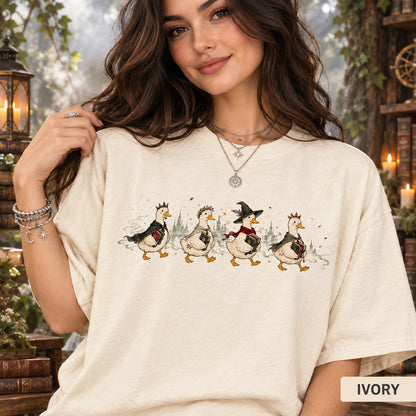 Magic Ducks Shirt, Fantasy Duck Tee, Magical Book Lover , Literary Gift for Readers