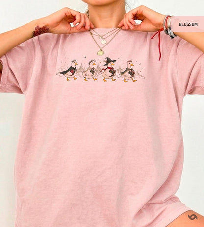 Magic Ducks Shirt, Fantasy Duck Tee, Magical Book Lover , Literary Gift for Readers