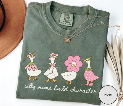 Mama Goose Shirt ,Comfort Colors Silly Goose Shirt For Mom ,Funny Mom Shirt ,Mother's Day Gift ,Silly Goose Mom T-shirt