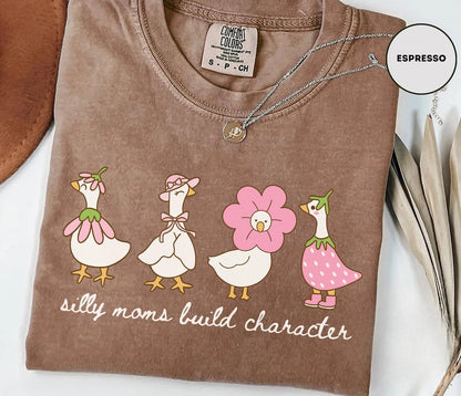 Mama Goose Shirt ,Comfort Colors Silly Goose Shirt For Mom ,Funny Mom Shirt ,Mother's Day Gift ,Silly Goose Mom T-shirt