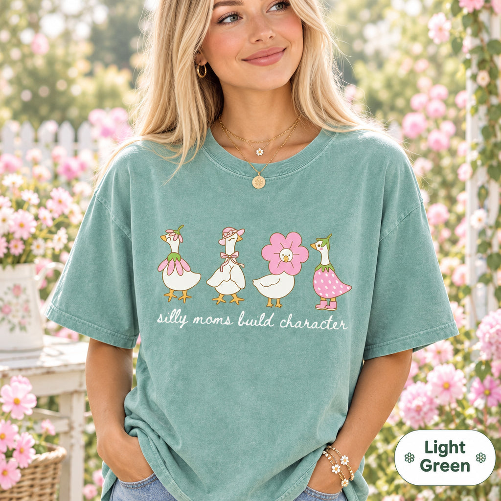 Mama Goose Shirt ,Comfort Colors Silly Goose Shirt For Mom ,Funny Mom Shirt ,Mother's Day Gift ,Silly Goose Mom T-shirt