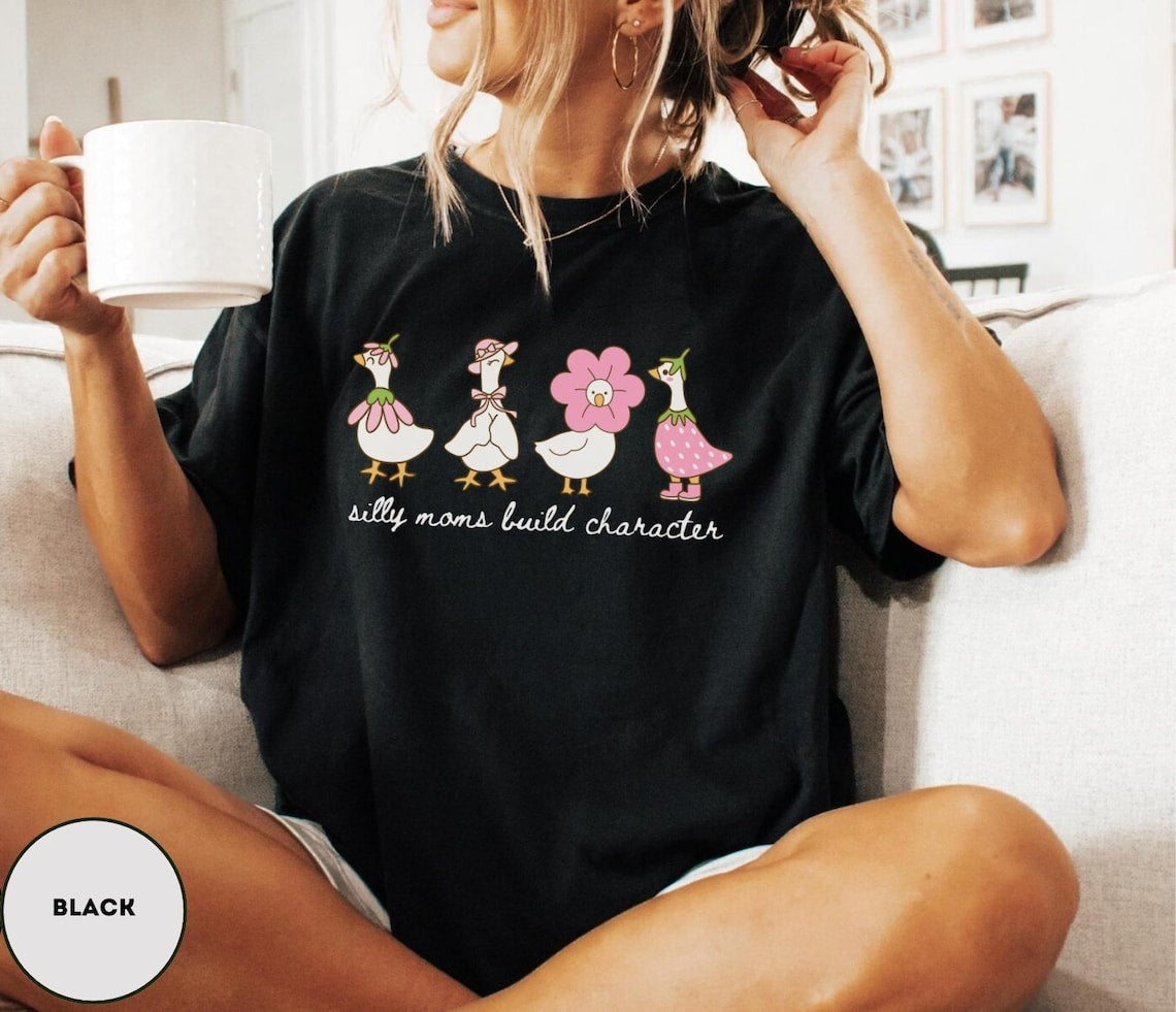 Mama Goose Shirt ,Comfort Colors Silly Goose Shirt For Mom ,Funny Mom Shirt ,Mother's Day Gift ,Silly Goose Mom T-shirt