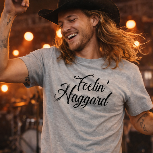 Merle Haggard,Feelin Haggard,Country Music Tshirt