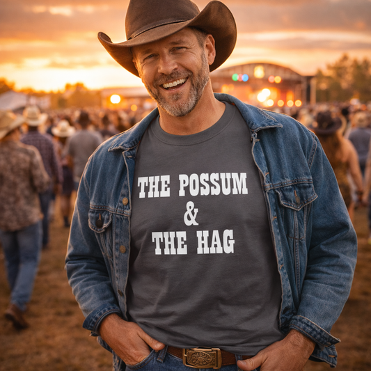 Merle Haggard,The Possum and The Hag,Country Music Tshirt