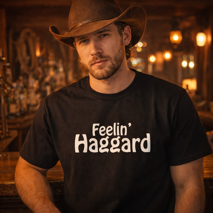 Merle Haggard Tshirt, Feelin' Country, Music Tshirt