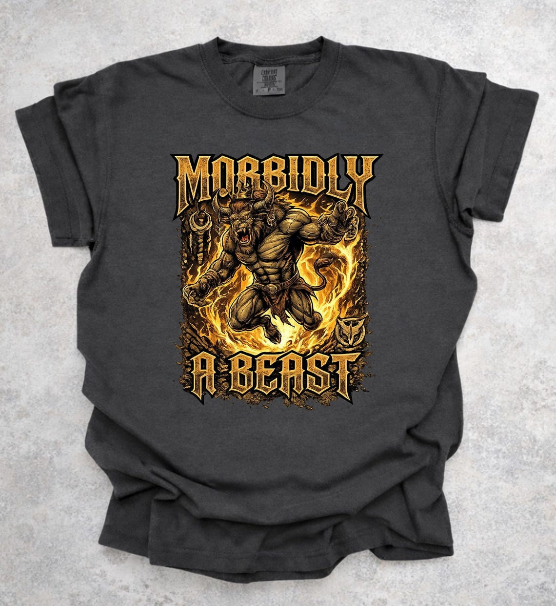 Morbidly A Beast Weightlifting Fitness Gym Workout Shirt