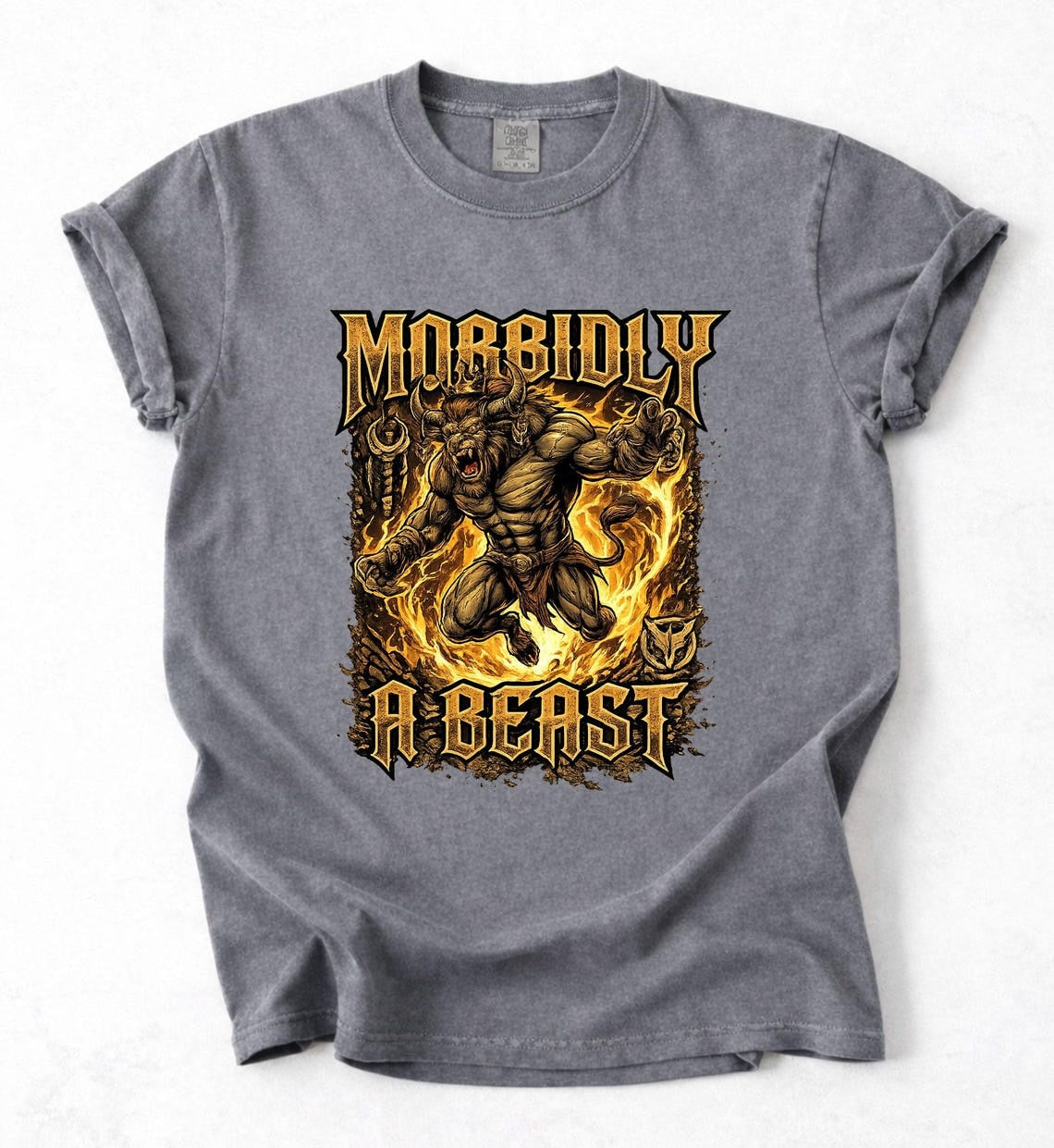 Morbidly A Beast Weightlifting Fitness Gym Workout Shirt