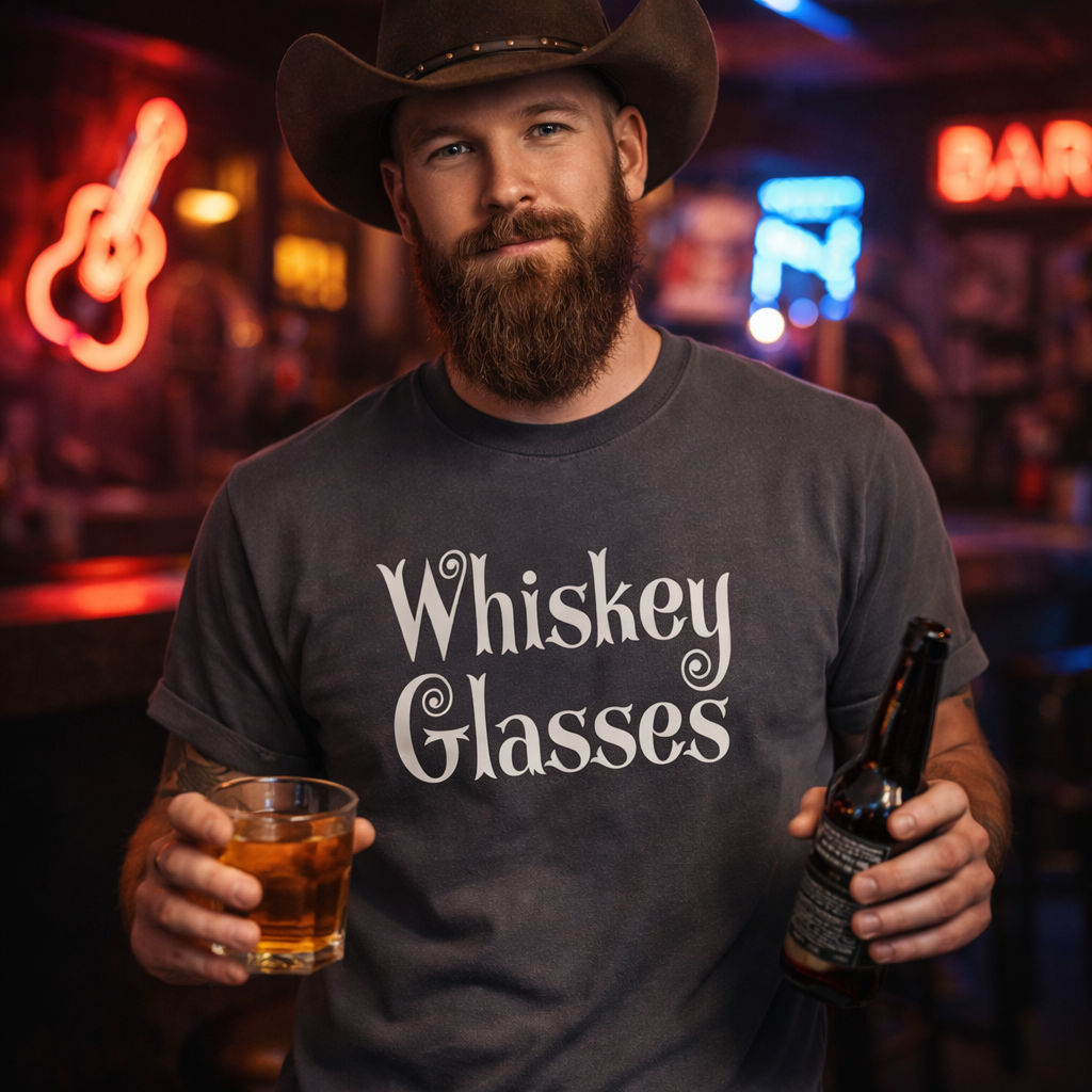 Morgan Wallen,Whiskey Glasses Tshirt