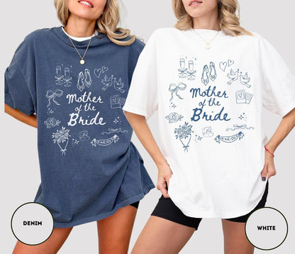 Mother Of The Bride Shirt ,Comfort Colors Getting Ready Outfit Mom Of Bride Shirt For Bride Mom Wedding Merch Mob Shirt Mob gifts