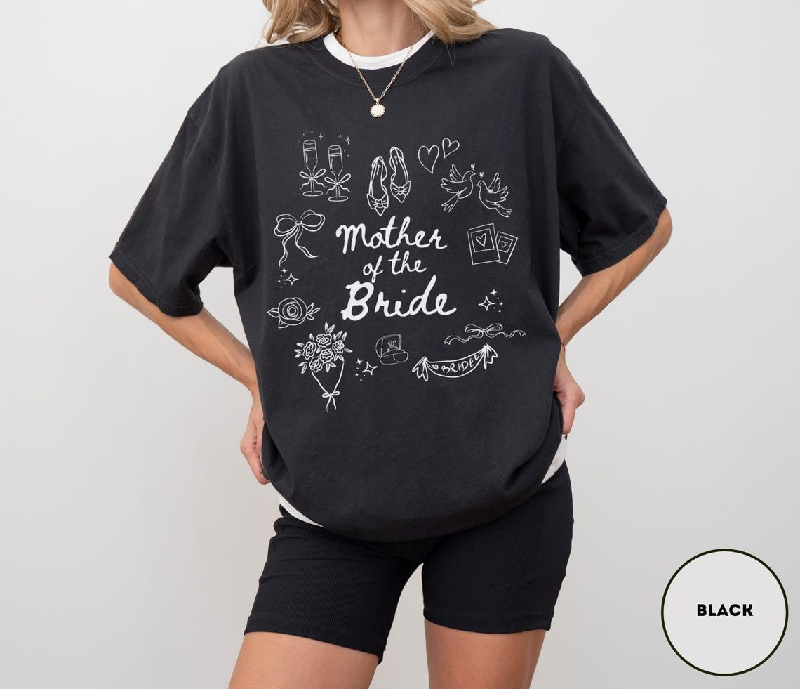 Mother Of The Bride Shirt ,Comfort Colors Getting Ready Outfit Mom Of Bride Shirt For Bride Mom Wedding Merch Mob Shirt Mob gifts