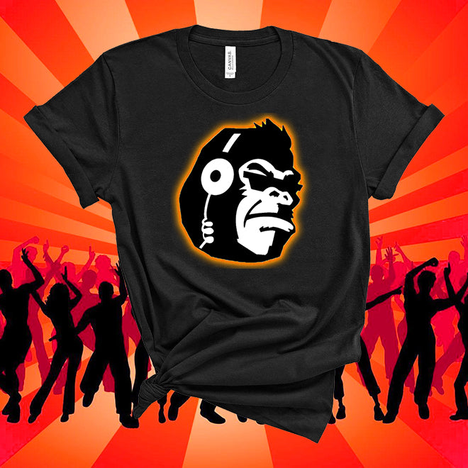 Music Lover Gorilla Music T shirt