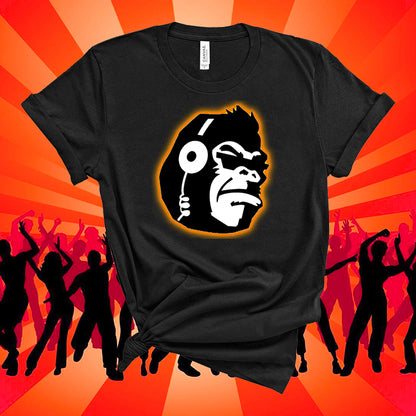 Music Lover Gorilla Music T shirt