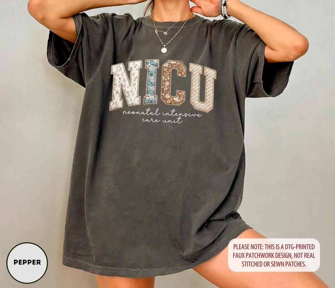 NICU Nurse Shirt ,Comfort Colors NICU Shirt ,Neonatal ICU Nurse Gift For Nicu Rn Shirt Obstetric Nurse Shirt, Nurse Appreciation Gift