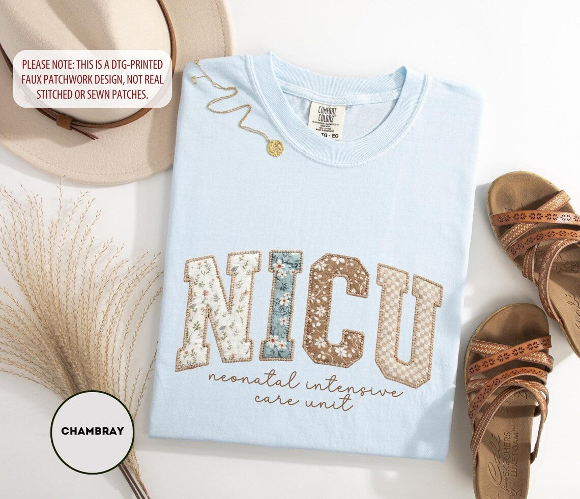 NICU Nurse Shirt ,Comfort Colors NICU Shirt ,Neonatal ICU Nurse Gift For Nicu Rn Shirt Obstetric Nurse Shirt, Nurse Appreciation Gift