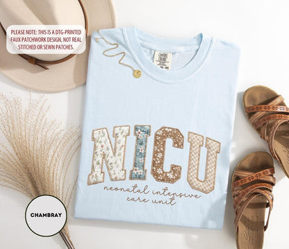 NICU Nurse Shirt ,Comfort Colors NICU Shirt ,Neonatal ICU Nurse Gift For Nicu Rn Shirt Obstetric Nurse Shirt, Nurse Appreciation Gift