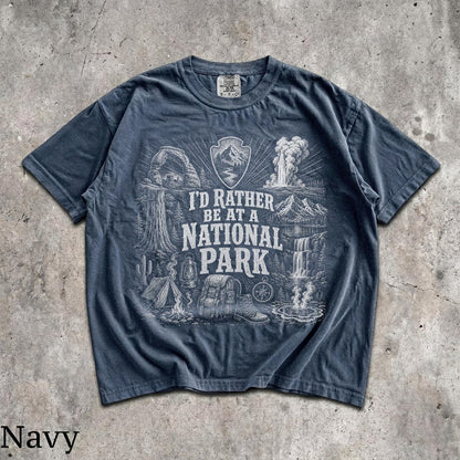 National Park Adventure Shirt, Vintage Hiking Camping Graphic Tee, Outdoorsy Nature Apparel, Wildlife Lover Gift, Granola Girl Shirt