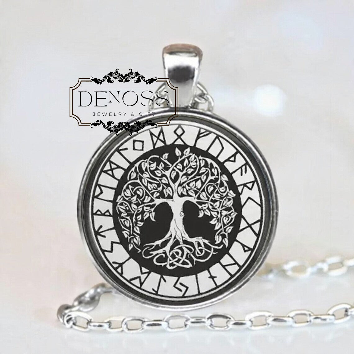 Norse Tree of Life Pendant,Celtic Nordic Necklace