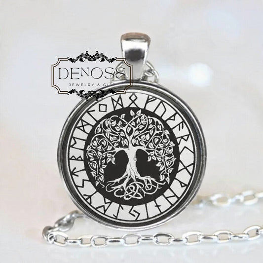 Norse Tree of Life Pendant,Celtic Nordic Necklace