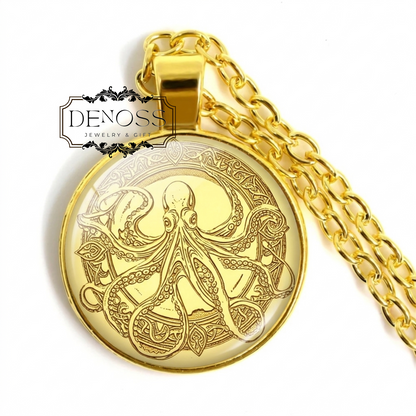 Octopus Necklace,Open Tentacle Design