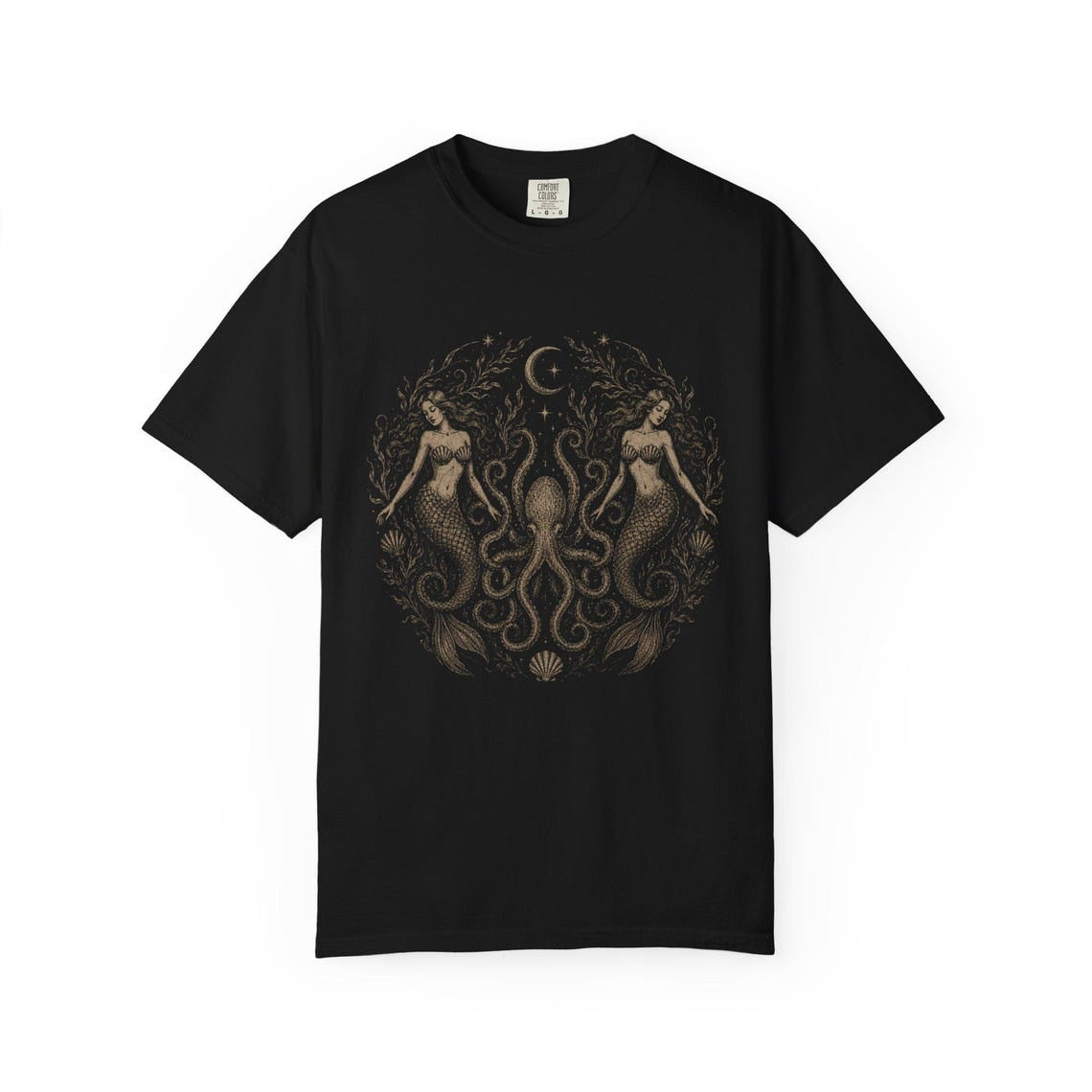 Octopus Shirt Siren Mermaid Shirt, Whimsigoth Clothing, Octopus Gift Octopus Gifts ,Antique Mermaid Dark Academia Shirt ,Whimsigoth Sea Witch