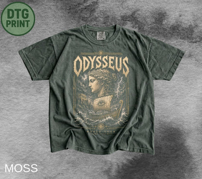 Odysseus World Tour Shirt, Ancient Greece Mythology Tee, Greek Hero Vintage Graphic T-Shirt, Trojan War Gift, Epic Sailing Retro Tee,