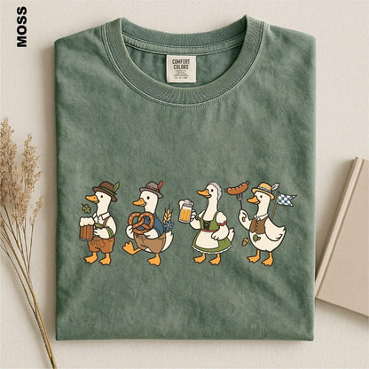 Oktoberfest Goose Shirt, Prost Goose Tee, German Beer Drinking Goose T-shirt, Comfort Colors Bavarian Festival Top, Oktoberfest Party Gifts