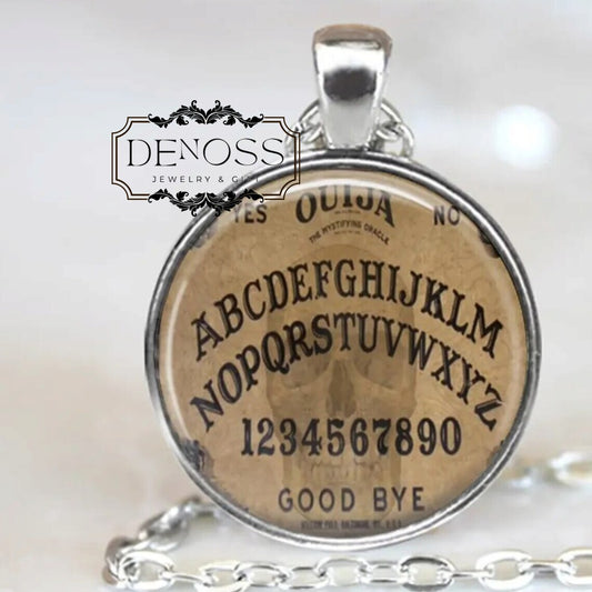 Ouija Board Pendant Necklace Mystical Jewelry