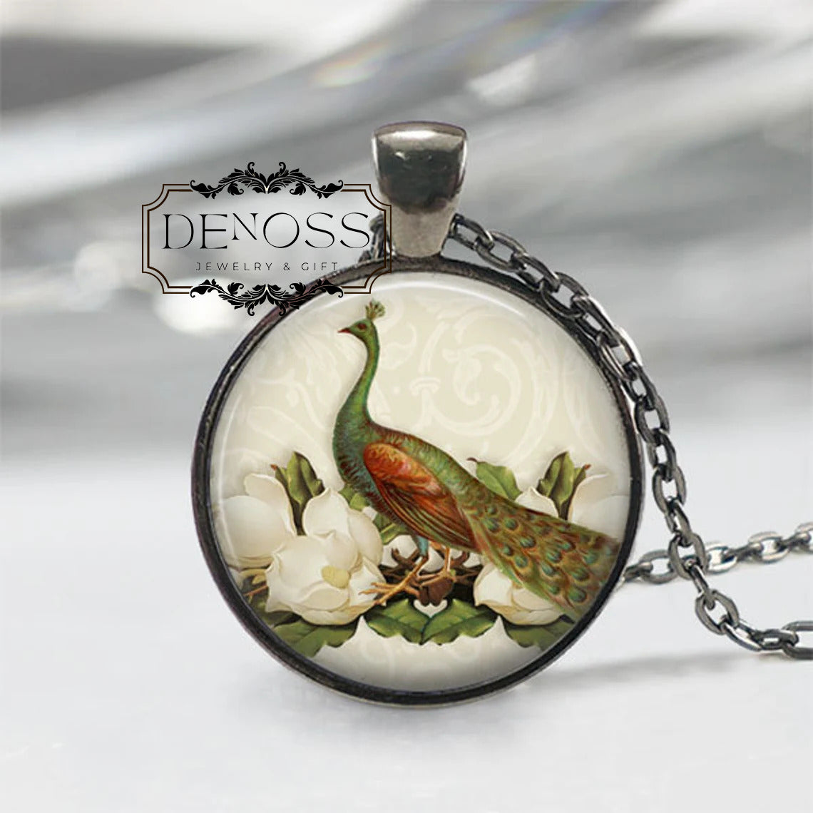 Peacock Jewelry,Peacock Necklace,Peacock Wedding