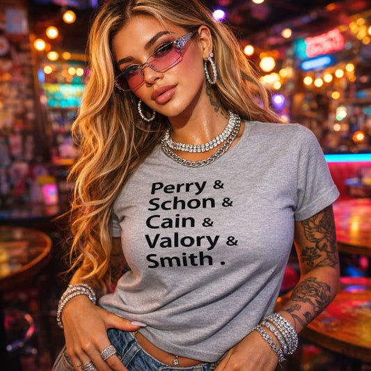 Perry,Schon,Cain,Valory,Smith,Classic Soft Rock Band Tee