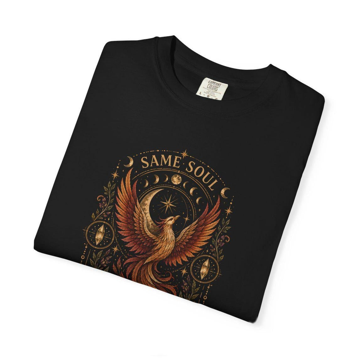Phoenix celestial shirt ,whimsigoth clothing manifestation witchcore witchy things occult clothing divorce gift ,divine feminine elder emo