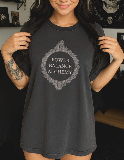 Power Balance Alchemy Sacred Shirt ,Spiritual Shirt ,Shadow Work Divine Feminine Esoteric Law of Attraction ,Self Discovery ,Women Empowerment