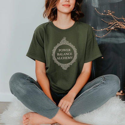 Power Balance Alchemy Sacred Shirt ,Spiritual Shirt ,Shadow Work Divine Feminine Esoteric Law of Attraction ,Self Discovery ,Women Empowerment